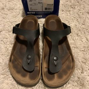 Birkenstock Gizeh - Size 38 - Black